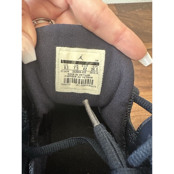 Nike Mens Jordan True Flight 342964-405 Blue Basketball Shoes Sneakers Size 8.5 - Picture 9 of 9